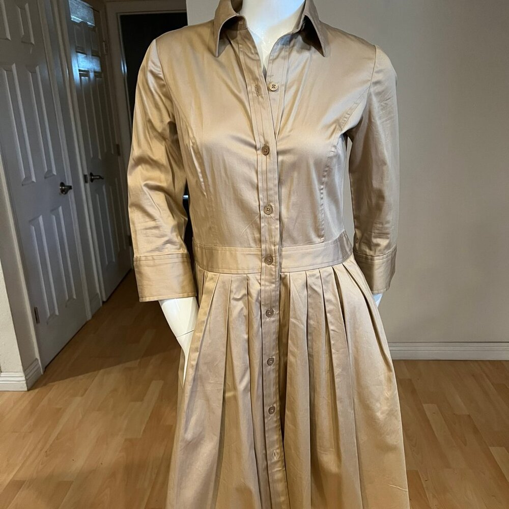 LAUREN RALPH LAUREN COTTON SHIRT DRESS SZ 6
